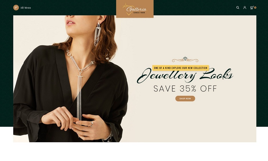Jewellery Web Design